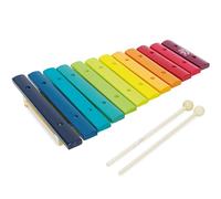 Vilac - Xylophone arc-en-ciel en bois - 2 baguettes - Multicouleur - Dès 3 ans - Fabriqué en France