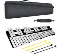 Xylophone carillon 30 notes - Set de cloches avec mailloches et baguettes de tambour - Instrument de musique pour enfants et adultes