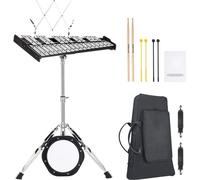 Xylophone carillon avec 30 sons - set de cloches avec mailloches - avec support et pad d'entraînement - instrument de musique pour enfants et adultes