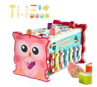 Xylophone de voiture à tirer sur les instruments de percussion pour enfants, jouet éducatif précoce, jouet de pêche, jeu éducatif assorti