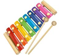 Xylophone en Bois Jouet d'éveil Musical pour Enfant 8 Clés Tons + 2 Maillets