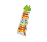 SEVI - 82539 - INSTRUMENT DE MUSIQUE - XYLOPHONE GRENOUILLE EN MÉTAL - 4 PARTITIONS INCLUSES G