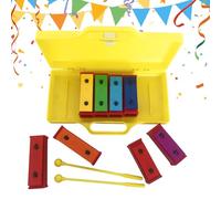 Xylophone Instrument - Instruments de musique de percussion avec touches en métal - Xylophone coloré avec étui de transport pour , filles ole, maison, voyage, anniversaire