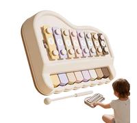 Xylophone Piano pour - 20 x 15,5 x 4 cm - Clavier interactif 8 Touches Multicolores | Jouet Musical Instrument de Musique | for Boy Girl Party Holiday School Classroom Home Indoor Outdoor No