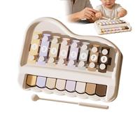 Xylophone Piano pour Bébé - Jouet Musical 350 G pour Les Tout-Petits De 1 À 3 Ans | Ensemble De Batterie D'instruments 2 en 1, Cadeau d'anniversaire Sensoriel Éducatif, Clavier À Percussion