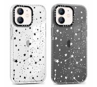 Xylota 2 Pièces Coque pour iPhone 11 6,1", Transparente Étui avec Aesthetic Motif Stern Dessin, Ultra Mince TPU Bumper Souple Silicone Housse Clair Antichoc Protection Case Filles Femmes Cover