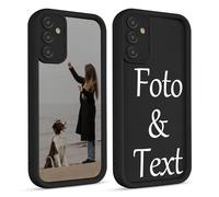 Xylota Coque Personnalisée pour Samsung Galaxy S25 Plus/S25+ 5G 6,8", Personnalisable Étui avec Votre Propre Photo Texte Image, Personnaliser Custom Housse Bumper Cover pour Samsung S25+ 5G, Noir