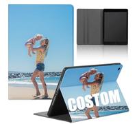 Xylota Tablet Coque Personnalisée pour Samsung Galaxy Tab A7 Lite 8,7" 2021 SM-T225/T220, Personnalisable Photo Texte Image DIY Étui Cuir PU Housse Cuir Flip Housse Support Etui de Tablet