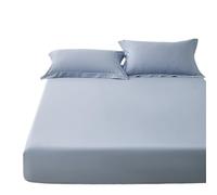 XYLRSMH Drap Housse Coton Drap-Housse en Coton Ultra Doux avec Bandes élastiques 800TC Housse de Matelas antidérapante 100/140/160/180/200x200cm Draps Housses(Blue Sky,140x190x30cm)