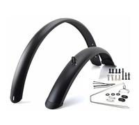 XYLRSMH Fat Bike Garde-Boue Universel for vélo de Montagne, Aile Avant/arrière en Fibre de Carbone for vélo de Route Garde Boue VTT(Matte Black 26 inch)