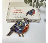 XYLRSMH Mosaique Loisir Creatif Kit de mosaïque créatif Fait à la Main Kit de mosaïque Artisanale en vitrail Kit de mosaïque en Plumes Lumineuses Amateurs d'artisanat for Adultes MosaïQue(Color3)