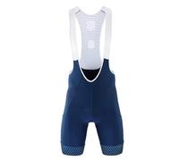 XYLRSMH Short Cycliste Homme Cuissard de Cyclisme Bleu Gris Vert Rouge avec Coussin en Gel 5D, Cuissard de vélo réfléchissant et Respirant for Homme avec Poches arrière Cuissard Homme(Blue,L(EUR M))