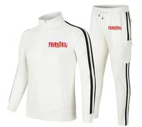 XYMCX Ensemble de survêtement 2 pièces pour homme FAIRY TAIL, survêtement à manches longues et fermeture éclair intégrale, ensemble de jogging, décontracté et léger, pour le jogging,White-x_l