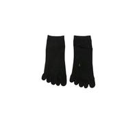 XYNM Chaussettes Hommes 5 Pairs Men's Five Finger Socks Breathable Short Tube Cotton Sweat Absorption Toe Socks-Black-One Size