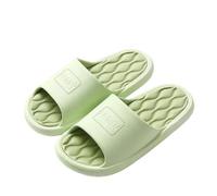 XYNM Pantoufles tendance pour femme et homme - Tongs d'été - Sandales de plage douces et antidérapantes - Pour la salle de bain - Pour couple - Chaussures de maison, Vert, 40/41 EU