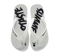 XYNM Pantoufles tongs pour homme été 2024 nouvelle semelle souple antidérapante jeunesse loisirs plage, blanc, 44/45 EU