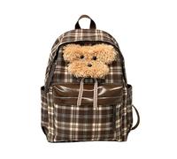 XYNM Sac A Dos À Rétro Automne Hiver Carreaux pour Chiot, Parfait Les Étudiantes, Un Incontournable Cours-01-+ Accessoire