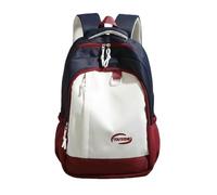 XYNM Sac A Dos Ce À De Grande Capacité Aux Couleurs Contrastées Est Parfait pour Les Collégiennes Et Lycéennes -Rouge + Bleu