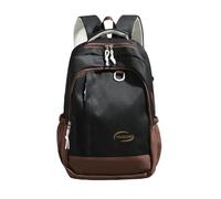 XYNM Sac A Dos Ce À De Grande Capacité Aux Couleurs Contrastées Est Parfait pour Les Collégiennes Et Lycéennes -Marron + Noir