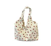 XYNM Sac à main à bandoulière imprimé fraise, style coréen portable, pause douce pour toutes les routes de loisirs, le sac à main de voyage