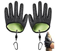 Xynovate 1 Paire Gant de Pêche, Gants de Pêche Étanches Anti-Coupure avec Magnétisme, Gant Peche Carnassier pour Chasse, Plein Air, Manipulation Sécurité Brochet Silure Sandre