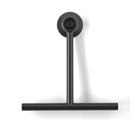 Xynovate Raclette de Douche, Raclette Vitre Douche, Silicone avec Crochet à Ventouse Solide pour Salle de Bain, Verre, Carrelage, Nettoyage sans Traces pour Fenêtre Voiture(22cm, Noir)