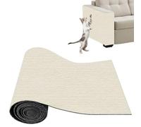 Xynovate Tapis Griffoir Adhésif pour Chat, Griffoir Chat et Protection Canapé Anti-Griffe, Tapis Protecteur de Rayure DIY(Blanc cassé,30 x 100 cm)