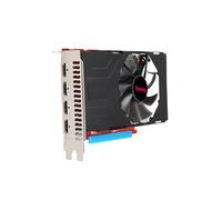 Xynsviu RX550 Carte graphique 2 Go, 4 écrans multi-écrans, sortie HDMI 1.4, carte graphique spécialisée pour projecteur, bureau, projection, moniteur, grand écran (AMD RX550 2G 4HDMI)