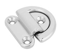 Xyntor 8mm Stainless Steel Folding Pad Eye | High - Strength D Ring Tie Down for Boat/Truck/Trailer | Marine Lashing Ring for Secure Stowage