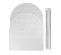 Xyntor Acrylic Record Display Stand | Holds 85-105 LP Records with 45° Tilt | Scratch Protective Organizer for Living Room/Bedroom/Studio