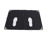 Xyntor Baseball Hitting Training Mat | Toes Facing Rubber Stance Guide | Swing Practice Mat for Baseball/Softball | Portable Batting Trainer for Posture Correction