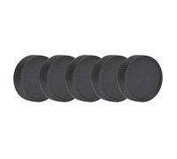 Xyntor Bouchon d'objectif M42, Paquet de 5 |Le Couvercle de lentille arrière protège Contre Les débris/Rayures |Capuchon d'objectif d'appareil Photo en Plastique Noir pour Le Stockage et