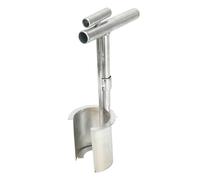 Xyntor Bulb Planter Tool | Alloy Handheld Soil Sampler for Lawn & Garden | Weeding/Transplanting/Digging Tool | Ergonomic T Handle, 470g Lightweight