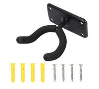 Xyntor Cintre mural pour guitare |Support en fer robuste avec rembourrage en mousse |Cintre peu encombrant pour guitare/basse/violon/ukulélé |4 trous de montage, support de 2 pouces de