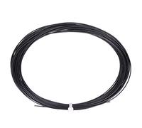 Xyntor Corde de Raquette de Badminton |Ligne en Nylon 6 Couleurs de 10 m avec Une flexibilité et Une résilience élevées |Cordage qualifié pour Raquettes/équipements Sportifs |0,72 mm de (Black)