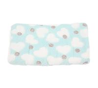 Xyntor Coussin Polaire pour Hamster |Lit d'hiver Doux et Chaud pour Hamster/Lapin/Chinchilla |Doublure de Cage Lavable en Machine |Tapis de Couchage Confortable pour Animaux de Compagnie (Love Green)