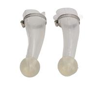 Xyntor Cow Horn Protector | Thick Silicone Cover with Steel Hoop for Secure Calves | Round Corner Design Helps Avoid Injury/Interactions/Herd Management | 2 Pack, Sturdy & Gentle