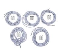 Xyntor Elastic No Tie Shoelaces 10 Pack | Memory Stretch Laces with Capsule Buckles | Quick Lacing System for Running Shoes/Sneakers/Casual Shoes | One Size Fits All