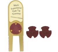 Xyntor Façonneur et polisseur de Pointe de Queue de Billard | Broyeur métallique Multifonctionnel pour la réparation des queues/Coupe des Pointes | Brunissoir Compact avec tête en Cuir PU