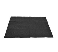 Xyntor Flame Retardant BBQ Floor Mat | Oil Proof & Non Slip Barbecue Mat Pad for Outdoor Grilling/Camping/Hiking | Reusable & Washable Pet + PE Composite (127 * 91CM Straight Angle)