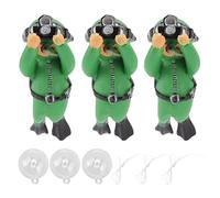 Xyntor Floating Aquarium Ornament | Adjustable Diver Decoration for Fish Aquarium Water Flow | Cute Composite Diver for Freshwater/Saltwater Aquariums | Safe for Fish, No Rounded Edges