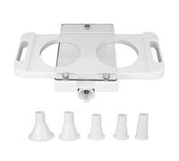 Xyntor Hamburger Patty Maker 2 Holes | Non Stick ABS Material for Homemade Burgers | Compatible with Meat Grinder/Sausage Stuffer | 150g Patty Size, Dishwasher Safe