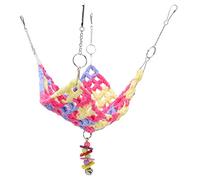 Xyntor Hamster Hammock | Hand - Woven Wool Hanging Bed for Chinchilla/Guinea Pig/Parrot | Soft & Breathable Small Animal Cage Accessory | Easy to Install & Maintain (25 * 25CM)