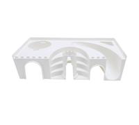 Xyntor Hamster Hideout Castle | Sturdy ABS House for Hiding/Playing/Sleeping | Small Animal Dwelling for Hamsters/Gerbils/Mice | Multifunctional Pet Toy