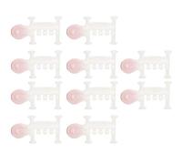Xyntor Kit de poulie à Serre | Dispositif de Fixation de Prise en Charge de 10 pcs | Pièces de Ventilateur à Vent pour la Serre à la Ferme/en Plastique/Ventilateur Automatique |