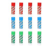 Xyntor Livestock Marking Crayons 12Pcs | Non - Irritant Water Soluble Pig Markers | Large Animal Crayons for Pigs/Cattle/Sheep | Rotatable Design with 3 Colors