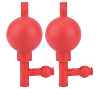 Xyntor Poire d'aspiration en Caoutchouc |Pack de 2 pour Laboratoire/Transfert de Liquide