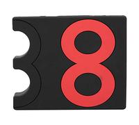 Xyntor Porte-Queue de Billard 2 Trous | Organisateur de bâtons de Billard en PVC pour Mur/Table/Bar | Support Universel pour queues de Billard sans Outils | Espace - Gain d'accessoires