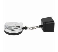 Xyntor Retractable Pool Cue Chalk Holder | 63cm Belt Clip Design for Hands - Unrestricted Chalking | Portable Billiard Accessory for Players/Bars/Home Use | Shielded Cover Avoids Mess