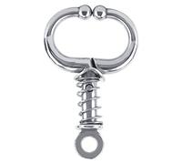Xyntor Stainless Steel Bull Nose Ring | 7cm & 7.7cm Inner Diameter Sizes | Automatic Locking for Easy Installation | Essential Cattle Husbandry Tool for Farmers/Veterinarians (Spring Bull Nose Claw)